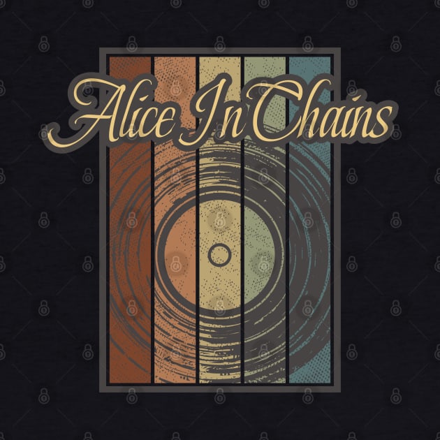 Alice In Chains Vynil Silhouette by North Tight Rope